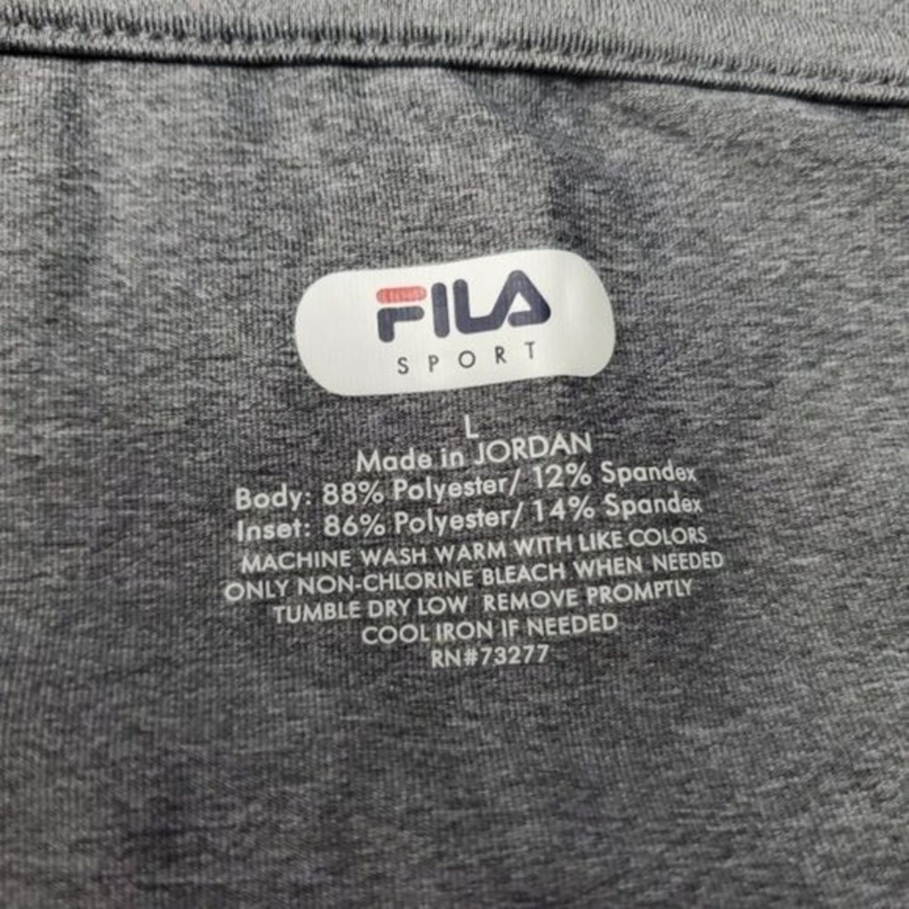 Fila Top Performance V-neck Short Sleeve Size Large - Picture 4 of 7